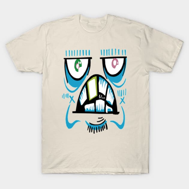 Funny Ugly Face T-Shirt by KewaleeTee